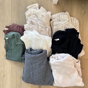 Zsupply Long Sleeve Sweater Bundle 9 pieces